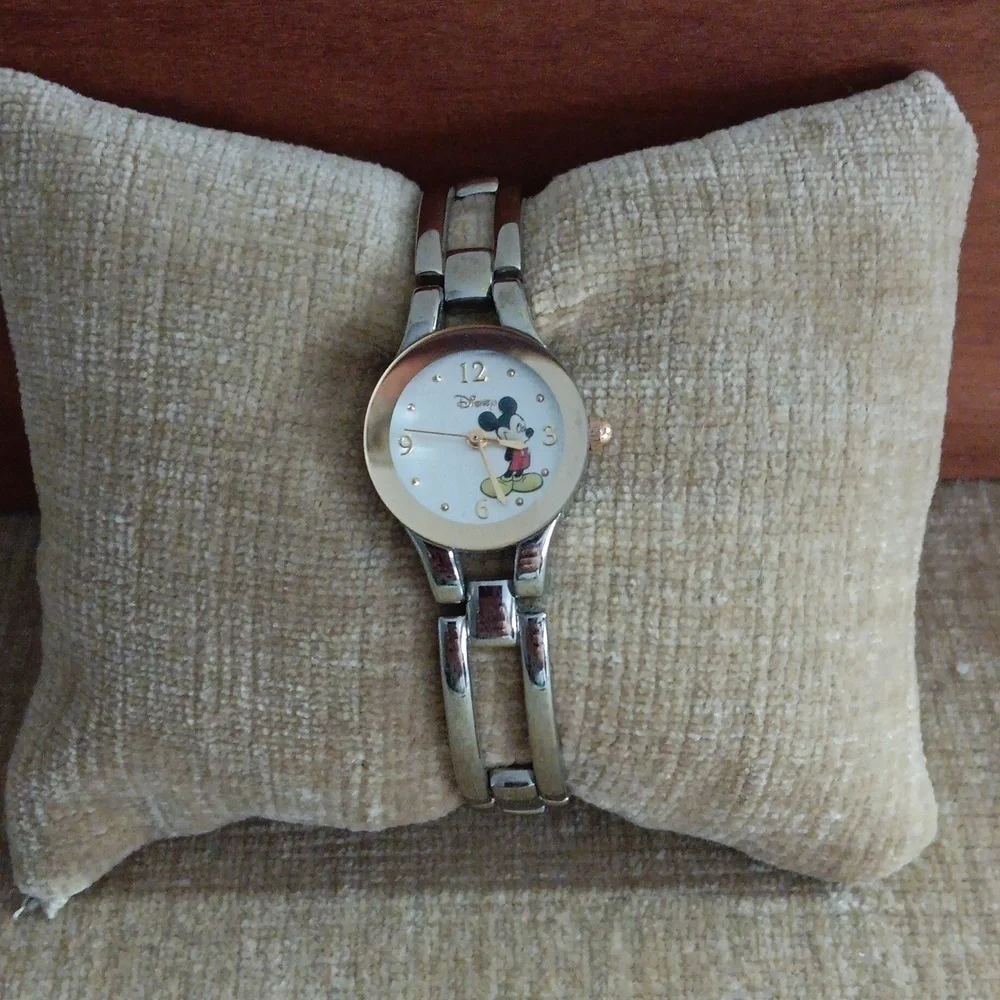 Disney Mickey Mouse Gold Tone Watch